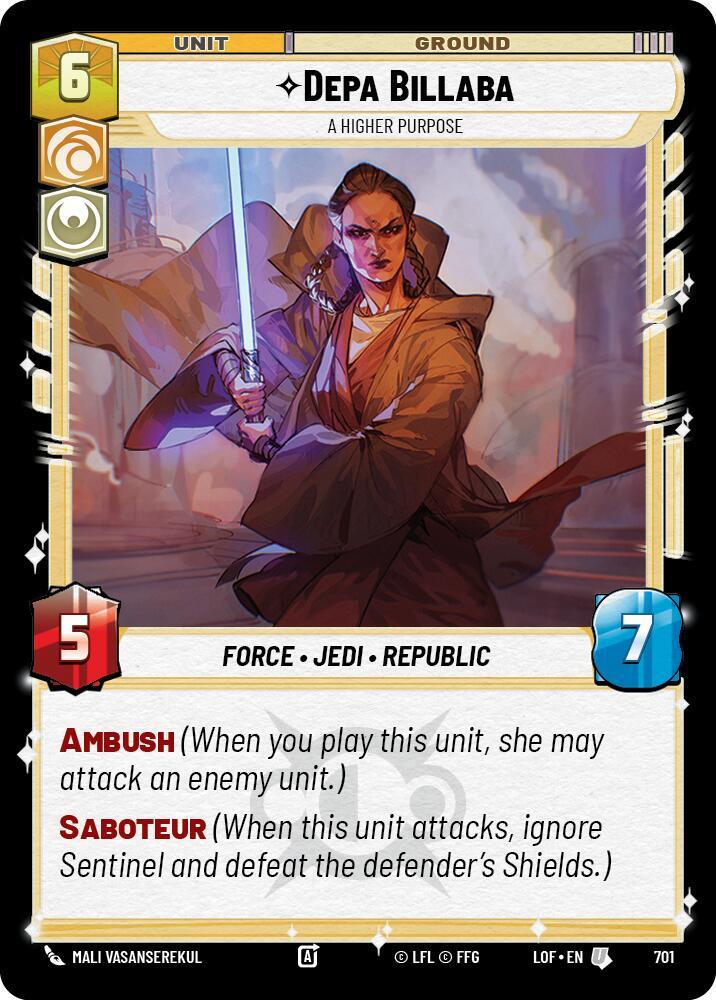 Depa Billaba - A Higher Purpose (Foil)