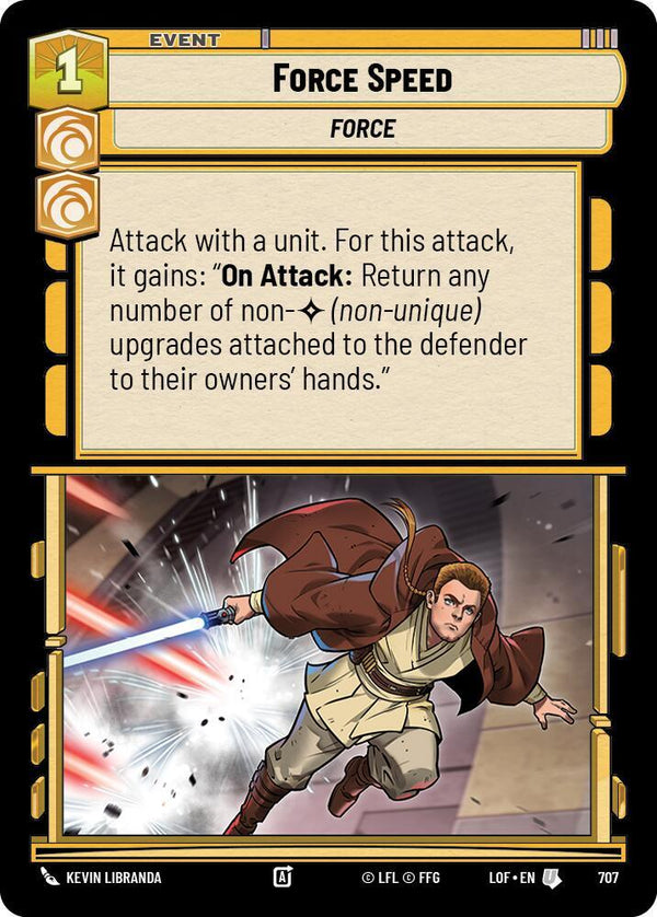 Force Speed (Foil) - Star Wars Unlimited