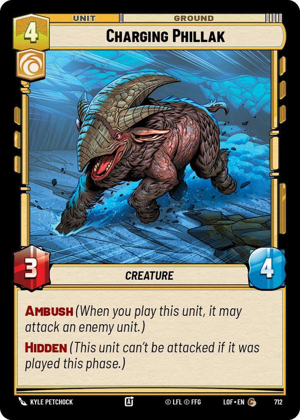 Charging Phillak (Foil) - Star Wars Unlimited