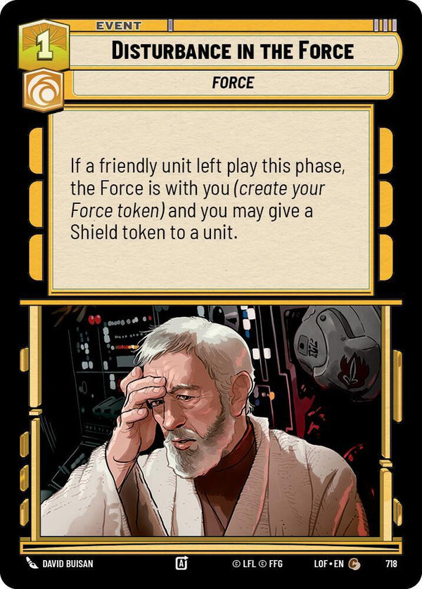 Disturbance in the Force (Foil) - Star Wars Unlimited