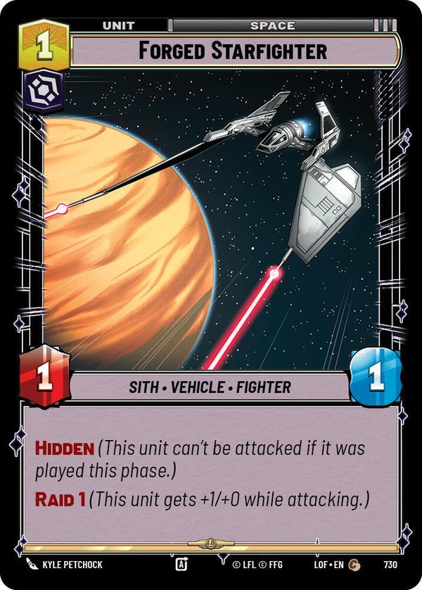 Forged Starfighter (Foil) - Star Wars Unlimited
