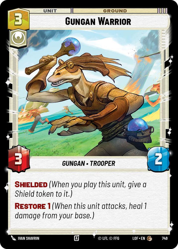 Gungan Warrior (Foil) - Star Wars Unlimited