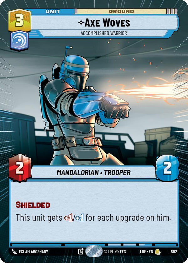 Axe Woves - Accomplished Warrior (Hyperspace Foil) - Star Wars Unlimited
