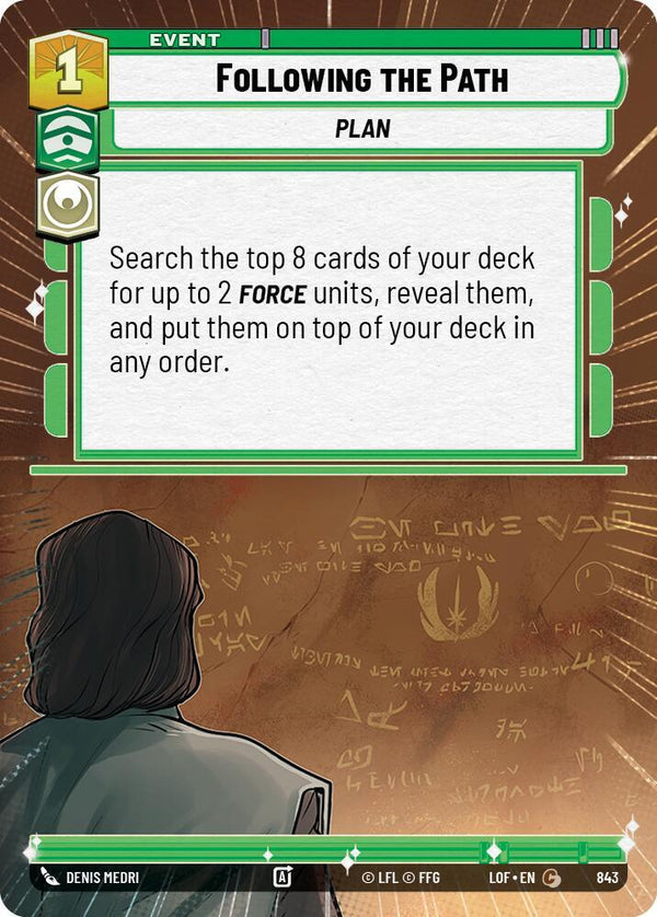 Following the Path (Hyperspace Foil) - Star Wars Unlimited