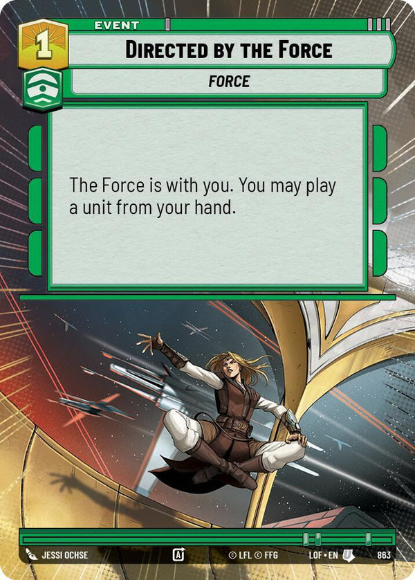 Directed by the Force (Hyperspace Foil) - Star Wars Unlimited