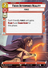 Focus Determines Reality (Hyperspace Foil) - Star Wars Unlimited
