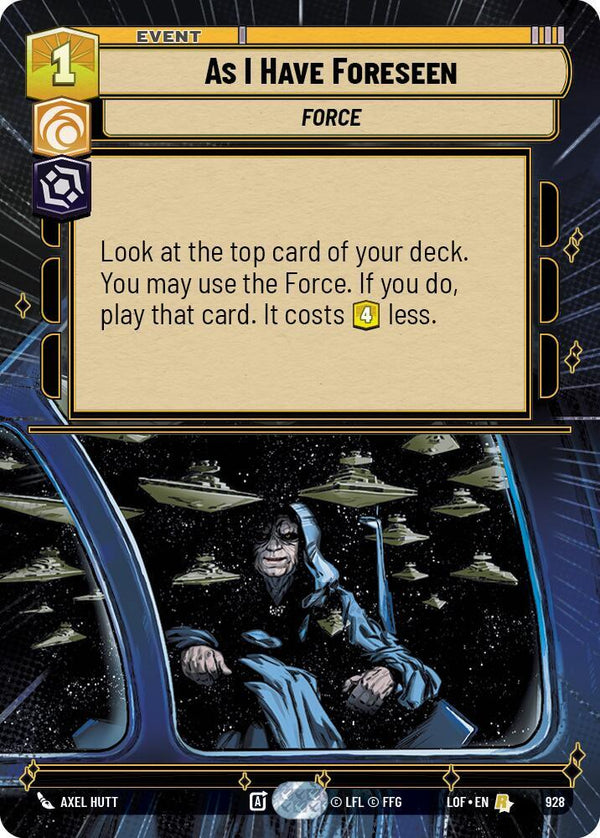 As I Have Foreseen (Hyperspace Foil) - Star Wars Unlimited