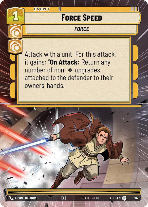 Force Speed (Hyperspace Foil) - Star Wars Unlimited