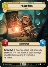 Babu Frik - Heyyy! (Hyperspace Foil) - Star Wars Unlimited
