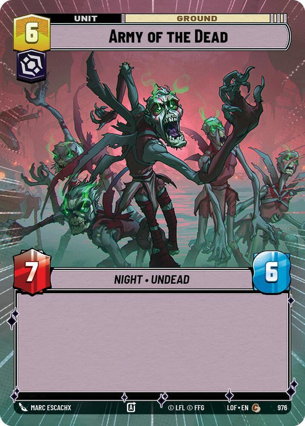 Army of the Dead (Hyperspace Foil) - Star Wars Unlimited