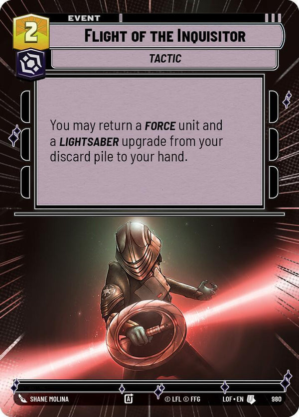 Flight of the Inquisitor (Hyperspace Foil) - Star Wars Unlimited