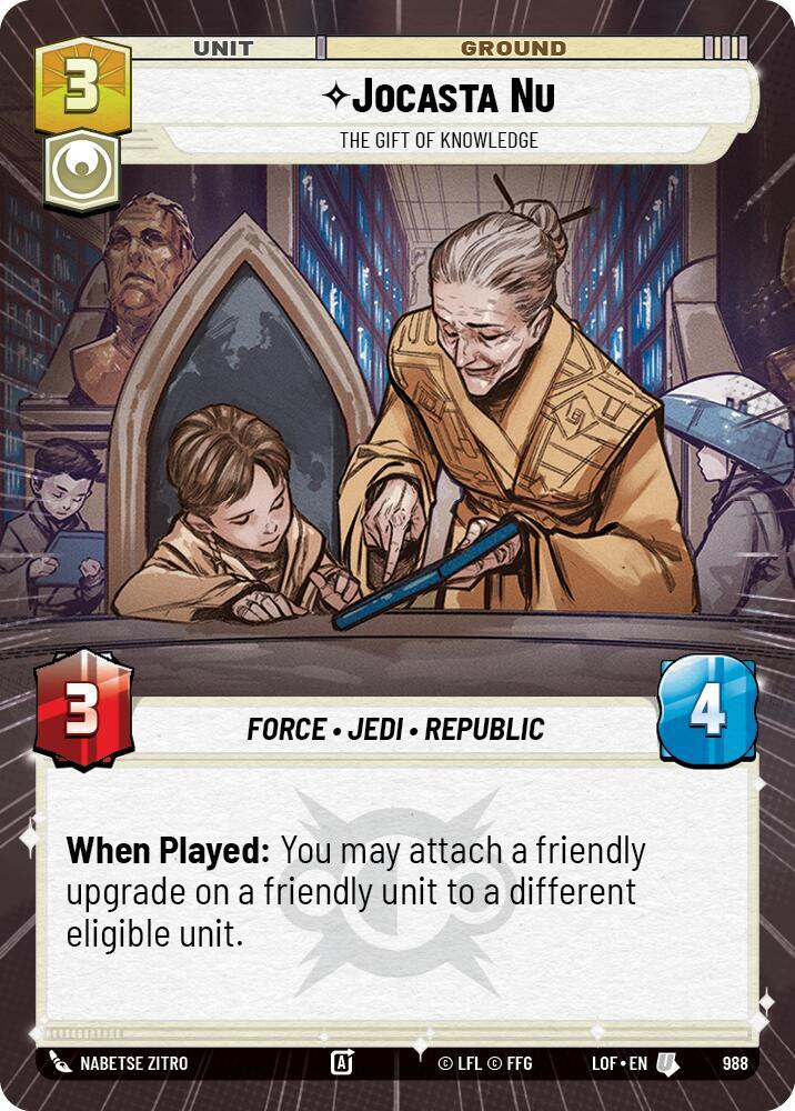 Jocasta Nu - The Gift of Knowledge (Hyperspace Foil)