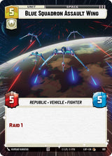 Blue Squadron Assault Wing (Hyperspace Foil) - Star Wars Unlimited