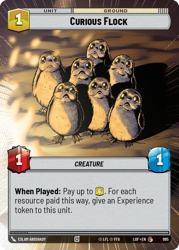 Curious Flock (Hyperspace Foil) - Star Wars Unlimited