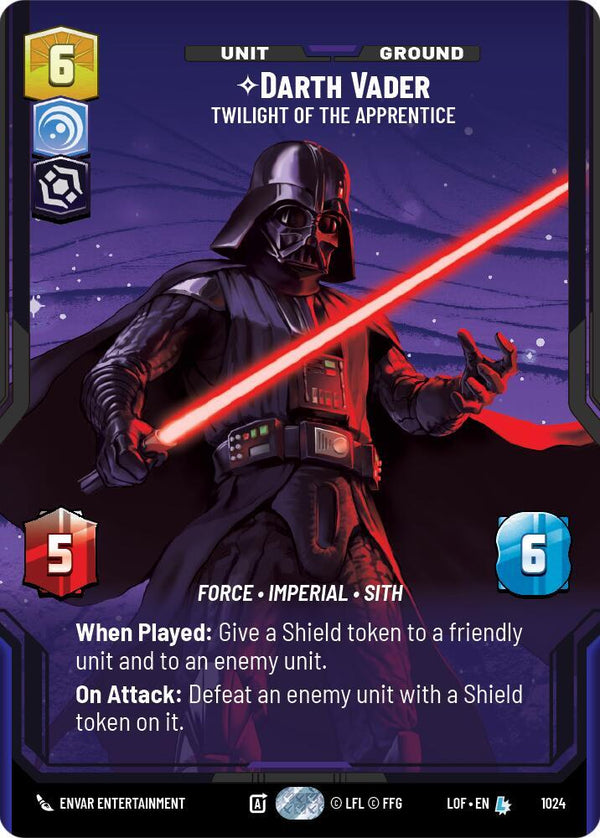 Darth Vader - Twilight of the Apprentice (Prestige) - Star Wars Unlimited