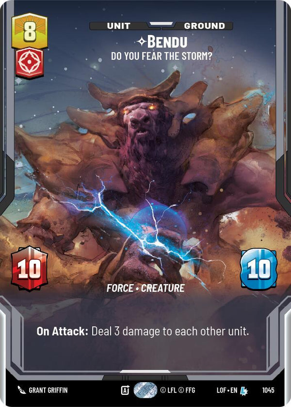 Bendu - Do You Fear the Storm? (Prestige) - Star Wars Unlimited