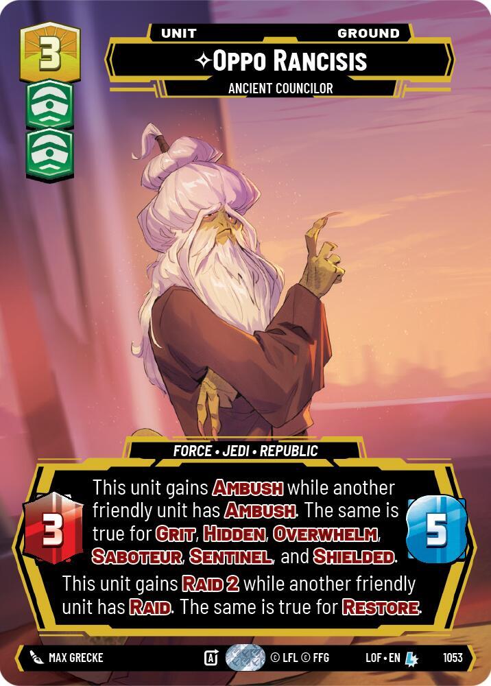 Oppo Rancisis - Ancient Councilor (Prestige)