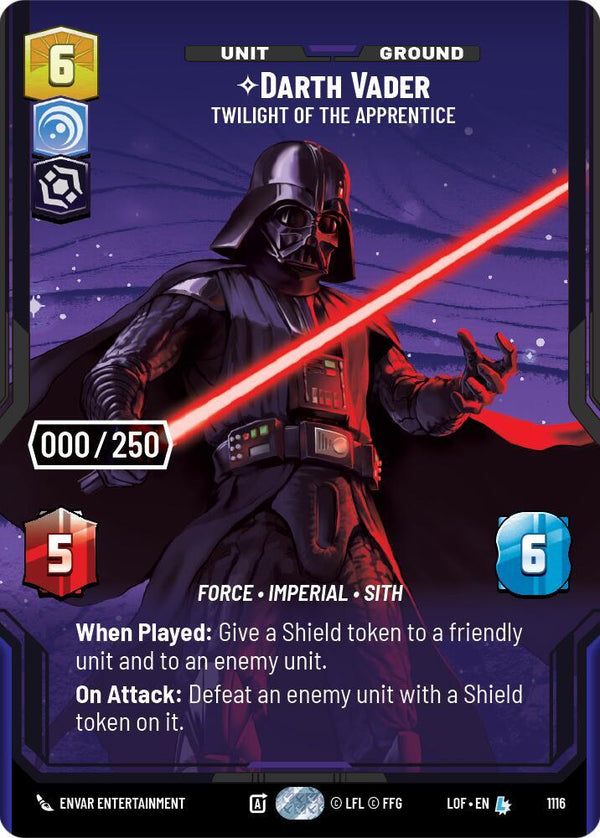 Darth Vader - Twilight of the Apprentice (Serialized) - Star Wars Unlimited