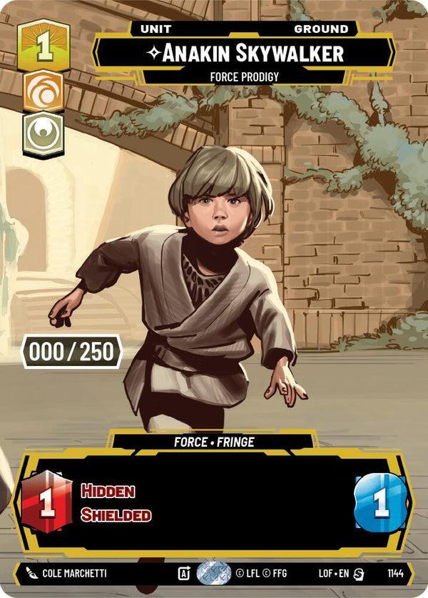 Anakin Skywalker - Force Prodigy (Serialized) - Star Wars Unlimited