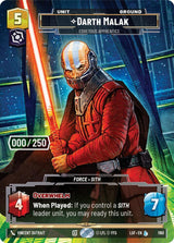 Darth Malak - Covetous Apprentice (Serialized) - Star Wars Unlimited