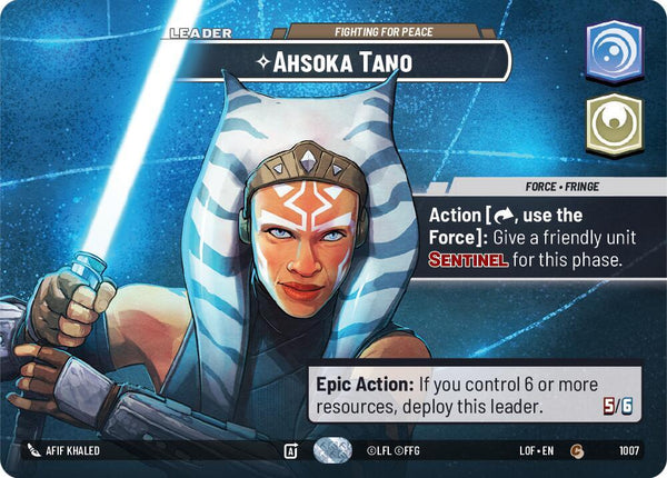 Ahsoka Tano - Fighting For Peace (Showcase) - Star Wars Unlimited