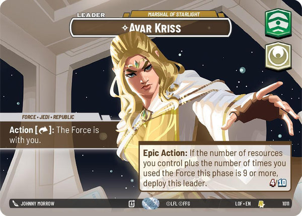 Avar Kriss - Marshal of Starlight (Showcase) - Star Wars Unlimited