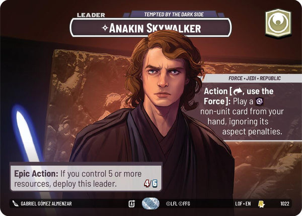 Anakin Skywalker - Tempted by the Dark Side (Showcase) - Star Wars Unlimited