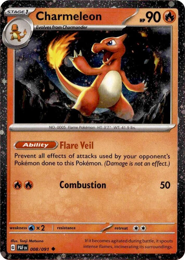 Charmeleon - 008/091 (Cosmos Holo) - Pokémon