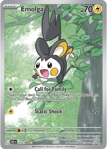 Emolga - 112/086 - Pokémon