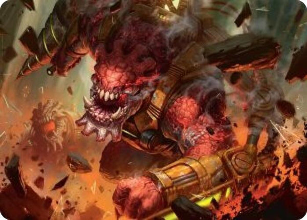 Full Bore Art Card - Magic: The Gathering