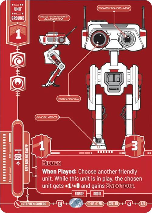 BD-1 - Beep Boo Boo Bweep - Star Wars Unlimited