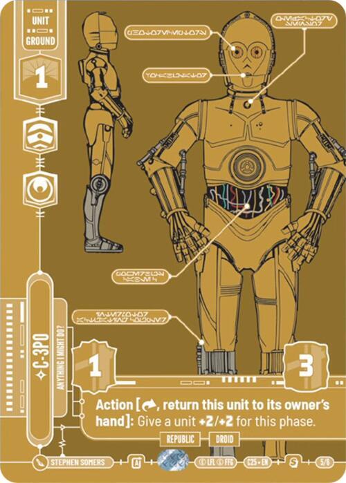 C-3PO - Anything I Might Do? - Star Wars Unlimited