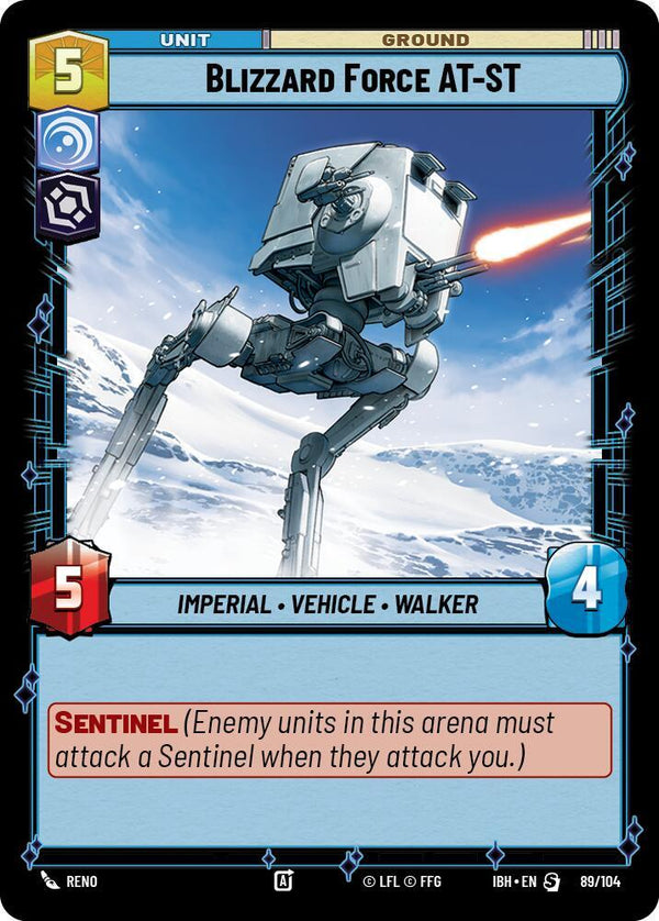 Blizzard Force AT-ST (89/104) - Star Wars Unlimited
