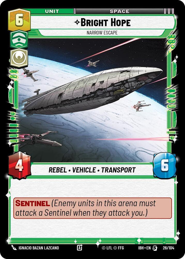 Bright Hope - Narrow Escape (26/104) - Star Wars Unlimited