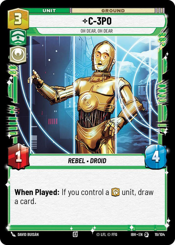 C-3PO - Oh Dear, Oh Dear - Star Wars Unlimited