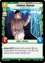 General Rieekan - Stalwart Tactician - Star Wars Unlimited