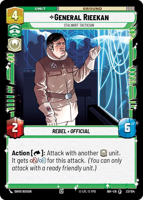 General Rieekan - Stalwart Tactician - Star Wars Unlimited
