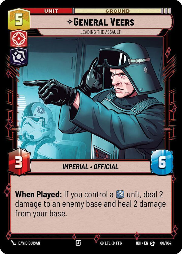 General Veers - Leading the Assault - Star Wars Unlimited
