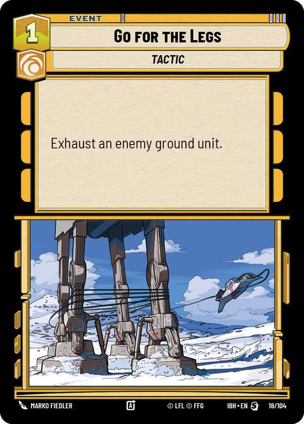 Go for the Legs - Star Wars Unlimited