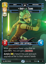 Ahsoka Tano - Always Ready For Trouble - Star Wars Unlimited