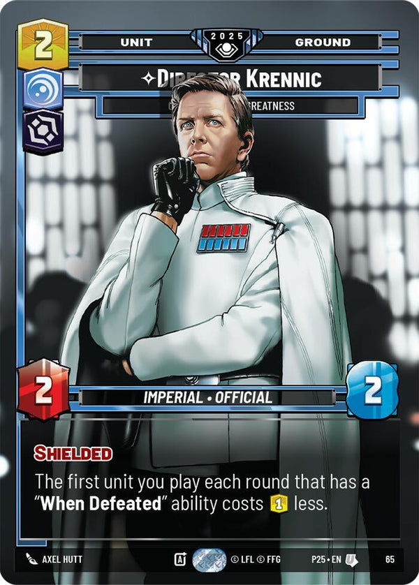Director Krennic - On the Verge of Greatness - Star Wars Unlimited