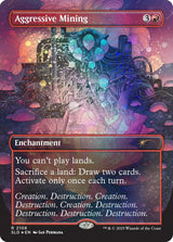 Aggressive Mining (Galaxy Foil) - Magic: The Gathering