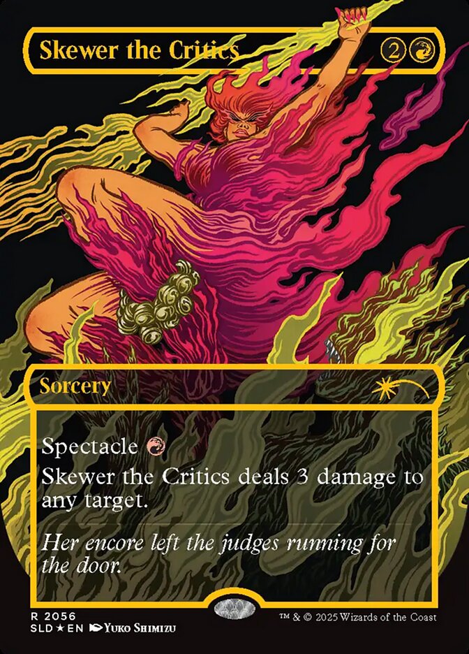 Skewer the Critics (2056) (Raised Foil)