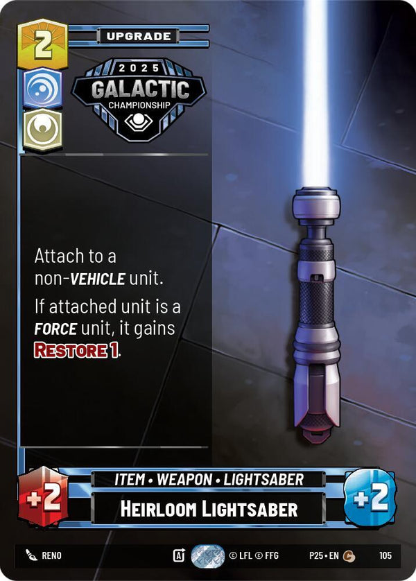 Heirloom Lightsaber - Star Wars Unlimited