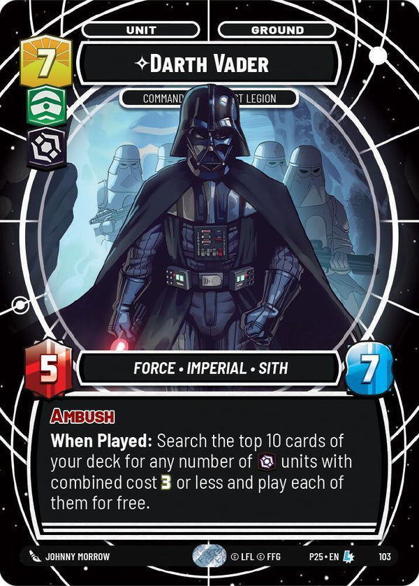 Darth Vader - Commanding the First Legion - Star Wars Unlimited