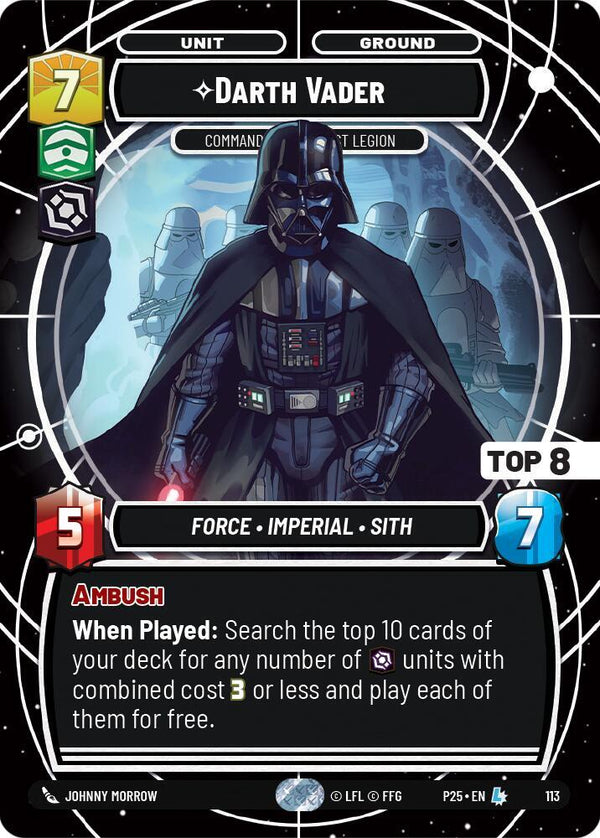 Darth Vader - Commanding the First Legion (Top 8) - Star Wars Unlimited