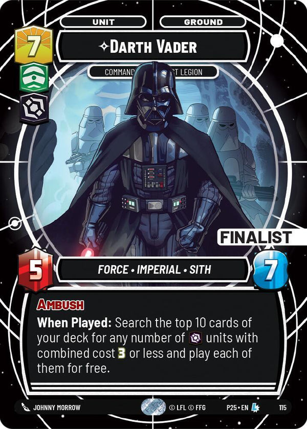 Darth Vader - Commanding the First Legion (Finalist) - Star Wars Unlimited