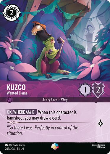 Kuzco - Wanted Llama (Epic) - Disney Lorcana