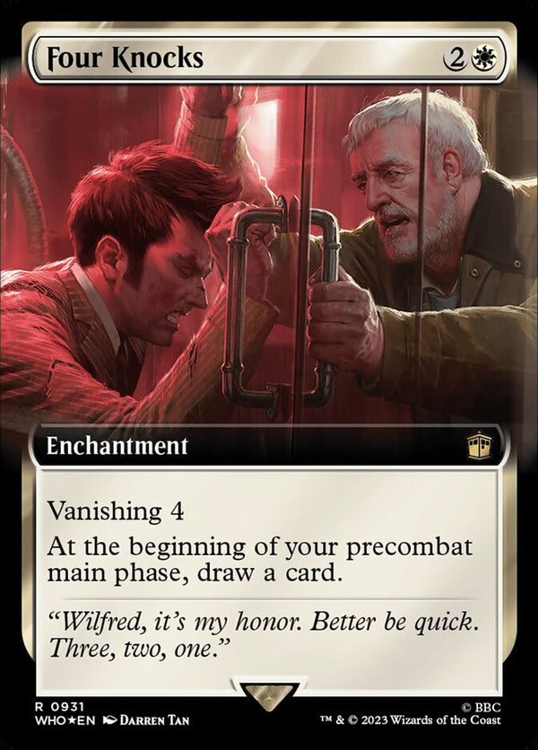Four Knocks (Extended Art) (Surge Foil) - Magic: The Gathering