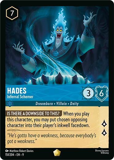Hades - Infernal Schemer - Disney Lorcana